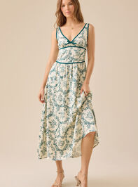 Rebeka Toile Maxi Dress Detail 2 - TULLABEE