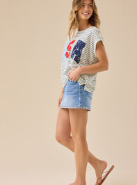 True Spirit USA Boxy Tee Detail 4 - TULLABEE