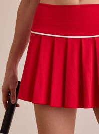 Game Point Pleated Skort Detail 2 - TULLABEE