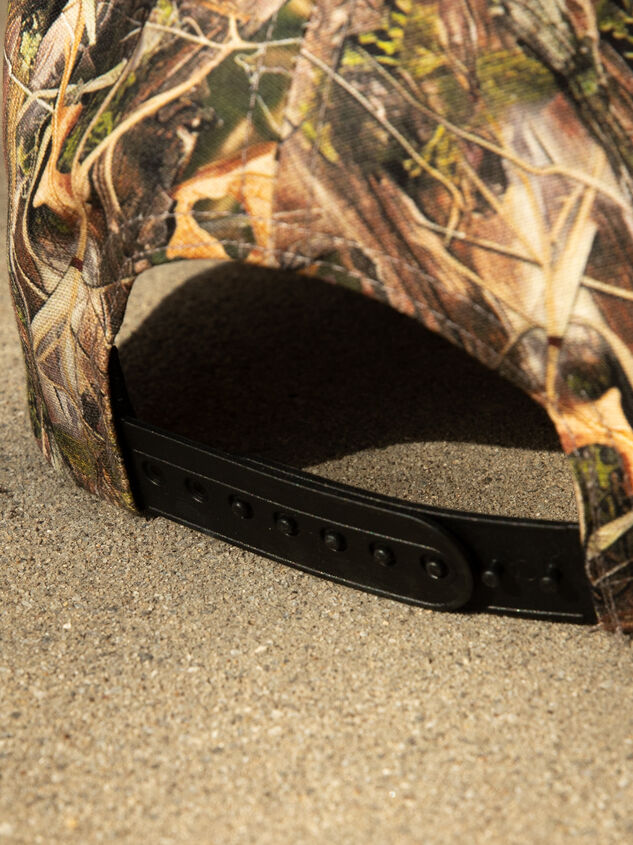 Made in USA Camo Trucker Hat Detail 3 - TULLABEE