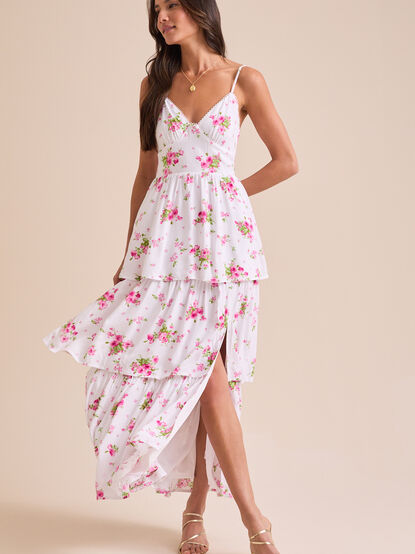 Goldice Floral Maxi Dress - TULLABEE