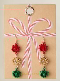 Bow Present Dangle Earrings - TULLABEE