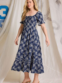 Aura Floral Maxi Dress Detail 5 - TULLABEE