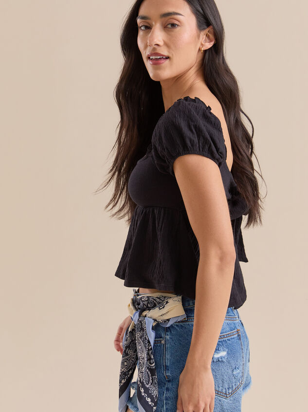 Carter Babydoll Top Detail 3 - TULLABEE