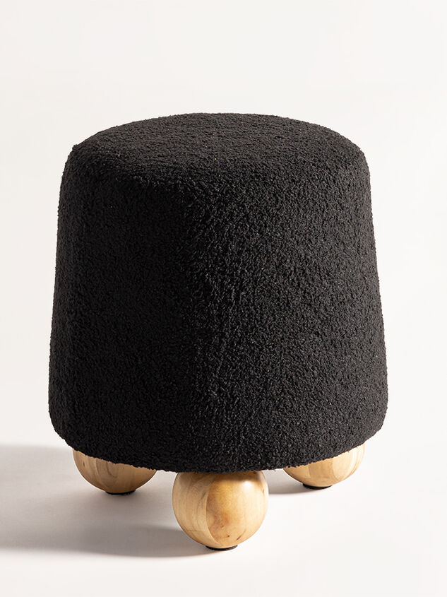 Flor Upholstered Round Stool Detail 2 - TULLABEE