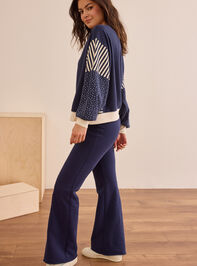 Patchwork Floral Sweatshirt Detail 3 - TULLABEE