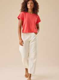 Michaela Boxy Tee Detail 2 - TULLABEE