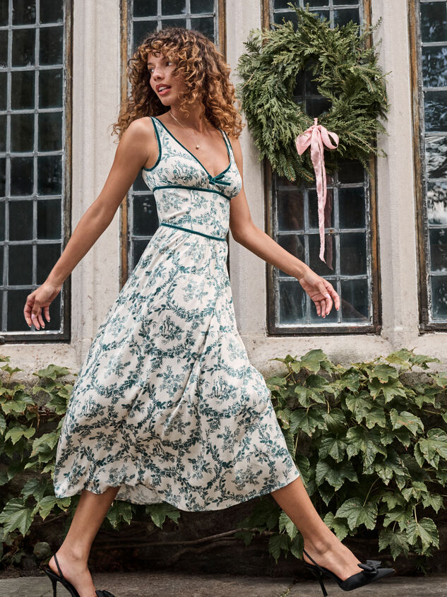 Rebeka Toile Maxi Dress - TULLABEE