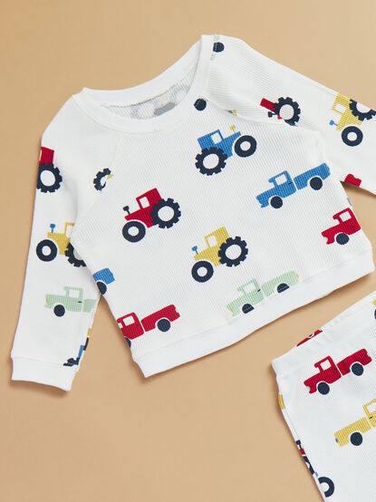 Revy Tractor Top and Pants Set by Mudpie - TULLABEE