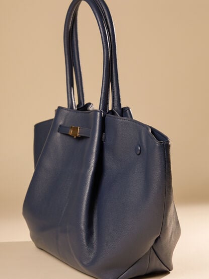 Kaia Belted Pull Tote - TULLABEE