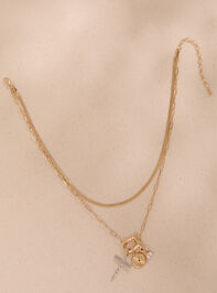 Raegan Mixed Metal Necklace - TULLABEE