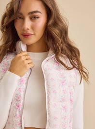 Stella Floral Puffer Vest - TULLABEE