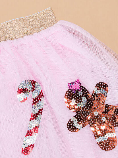 Christmas Candy Tutu Skirt by Mudpie - TULLABEE