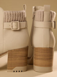 Callum Suede Booties Detail 3 - TULLABEE