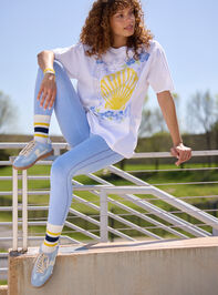 Seashell Oversized Tee Detail 3 - TULLABEE
