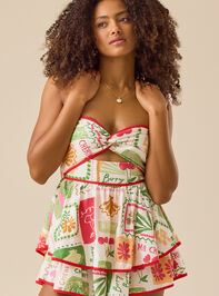 Alexis Strapless Romper Detail 2 - TULLABEE