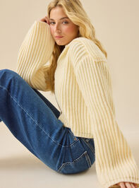 Kaylee Collard Cardigan Detail 3 - TULLABEE