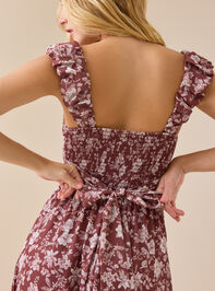 Mckenna Floral Maxi Dress Detail 2 - TULLABEE