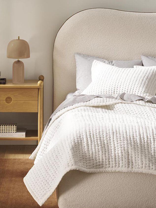 Sorrel Cotton Single Sham Detail 2 - TULLABEE