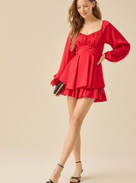 Astrid Crossover Romper Detail 3 - TULLABEE
