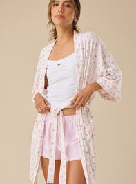 Momma Dainty Floral Robe Detail 3 - TULLABEE