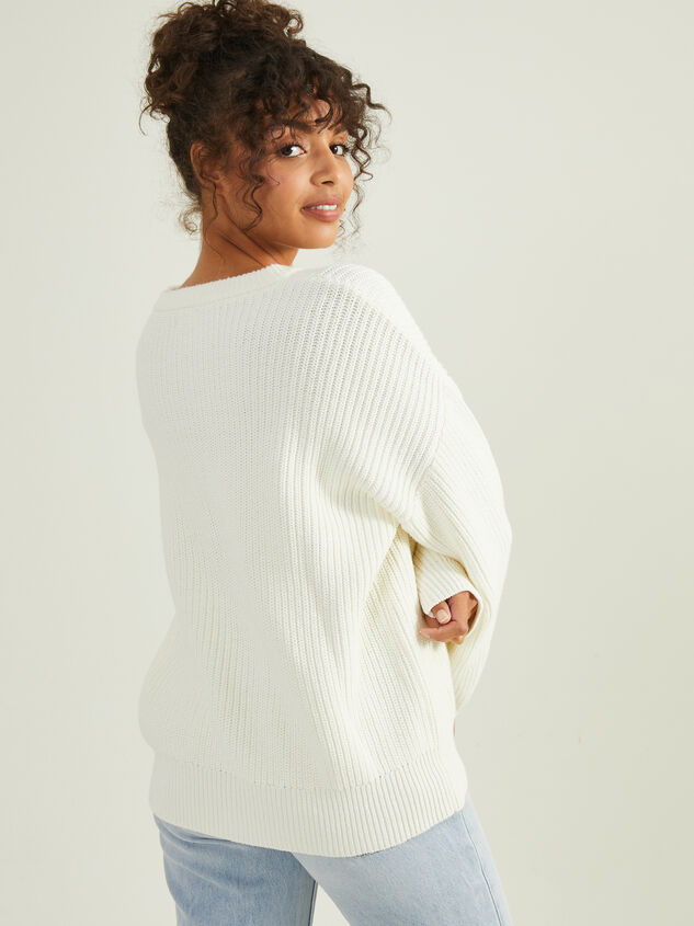 Mama Stitch Sweater Detail 4 - TULLABEE