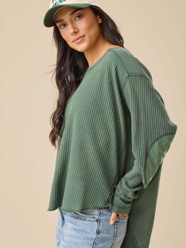 Anna Oversized Thermal Top Detail 4 - TULLABEE
