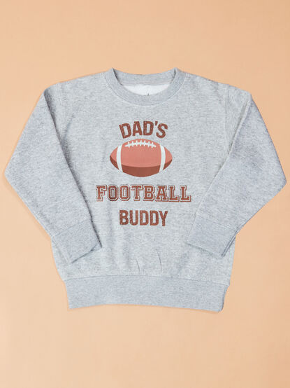 Dad's Football Buddy Sweatshirt - TULLABEE