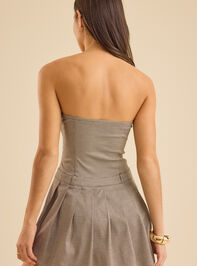 Briston Houndstooth Mini Dress Detail 5 - TULLABEE