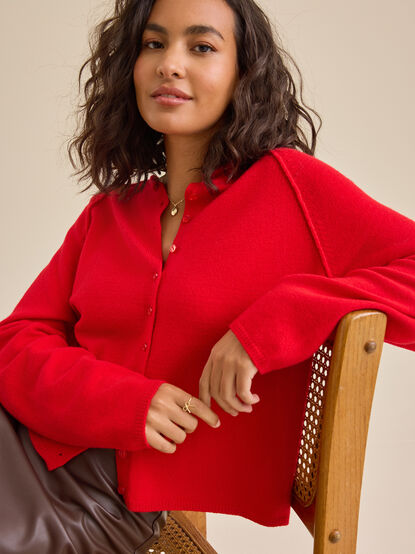 Harper Button Up Cardigan - TULLABEE