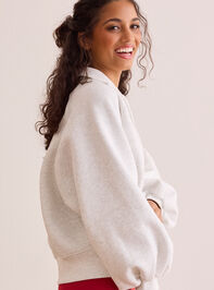 Peak Balloon Sleeve Pullover Detail 3 - TULLABEE