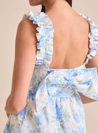 Alexa Floral Mini Dress Detail 5 - TULLABEE