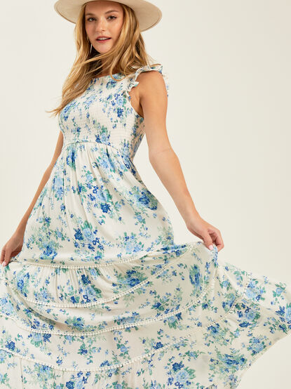 Mia Floral Maxi Dress - TULLABEE