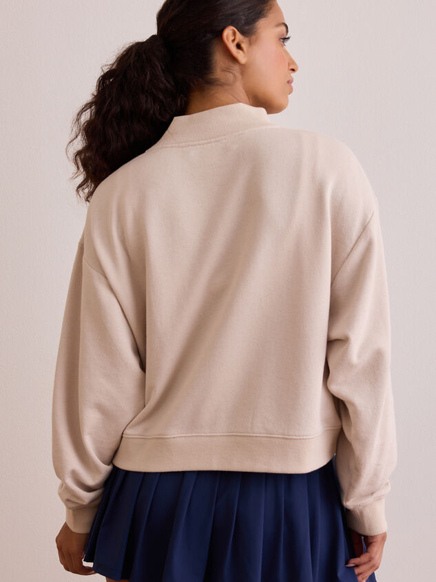 Easy Living Quarter Zip Detail 4 - TULLABEE