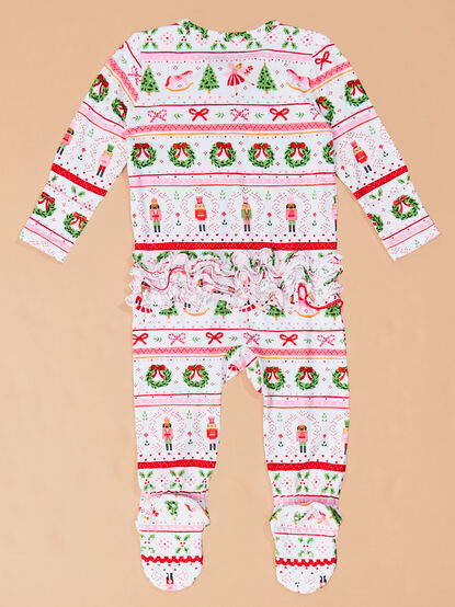 Sweet Sugarplum Footie - TULLABEE