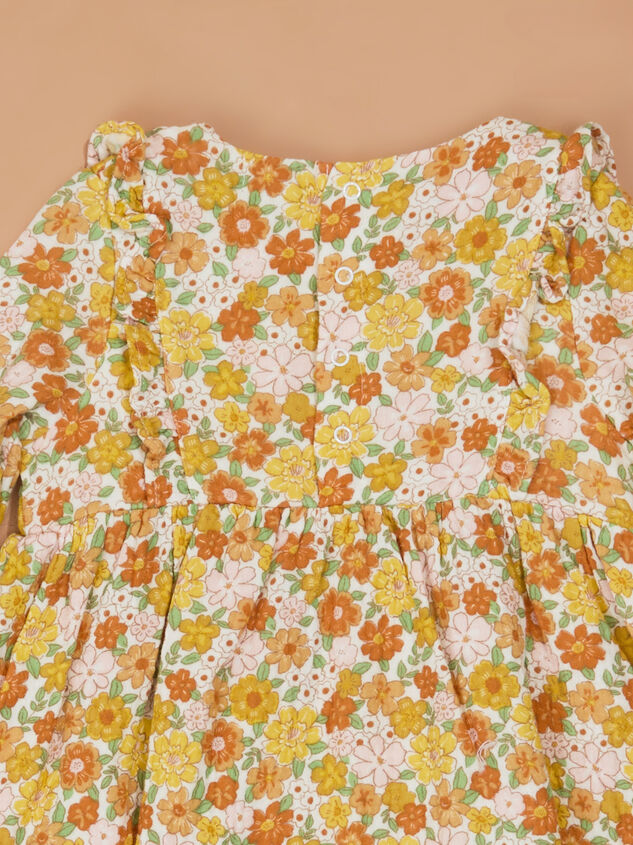 Audra Baby Floral Dress and Legging Set Detail 3 - TULLABEE