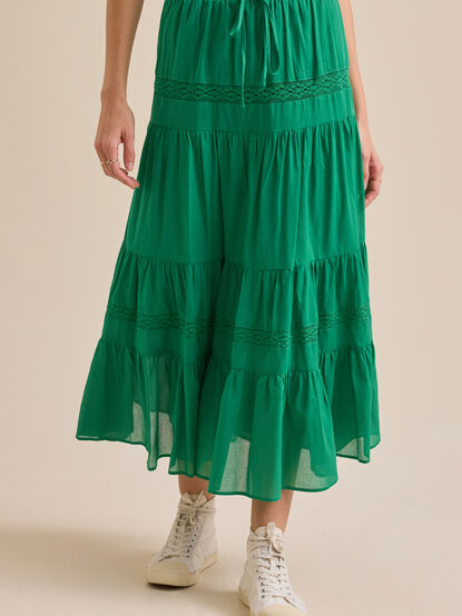 Austin Lace Midi Skirt - TULLABEE