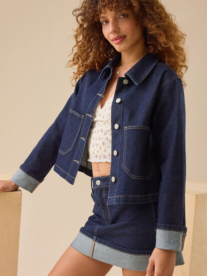 Jackie Denim Jacket - TULLABEE