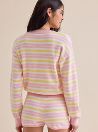 Bella Striped Sweater Detail 4 - TULLABEE