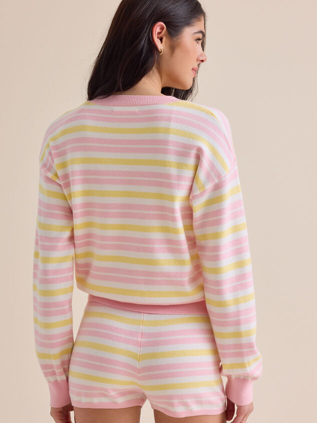 Bella Striped Sweater Detail 4 - TULLABEE