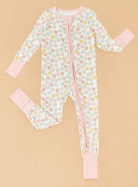 Sara Floral Footless Romper Detail 2 - TULLABEE