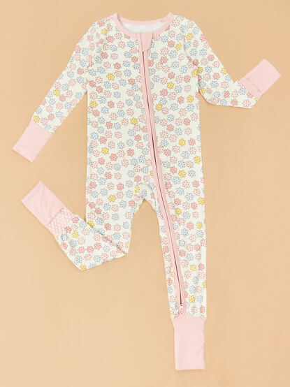 Sara Floral Footless Romper - TULLABEE