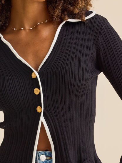 Gianna Ribbed Top - TULLABEE