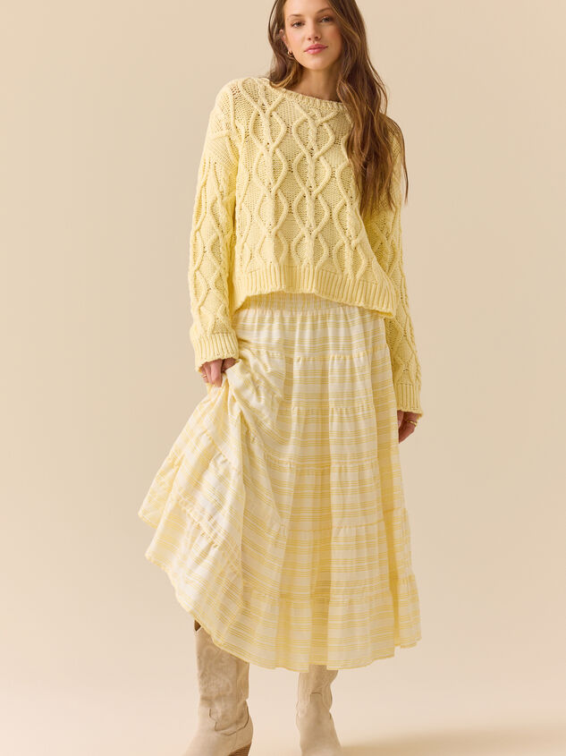 Millie Tiered Midi Skirt - TULLABEE