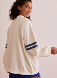 Turbo Striped Sweatshirt Detail 4 - TULLABEE