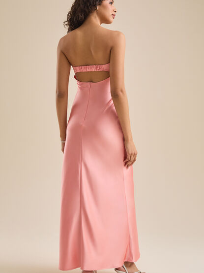 Paityn Strapless Maxi Dress - TULLABEE