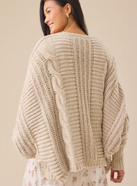 Luna Open Front Cardigan Detail 5 - TULLABEE