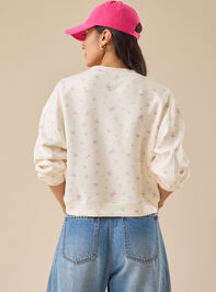 Finley Floral Mama Sweatshirt Detail 4 - TULLABEE