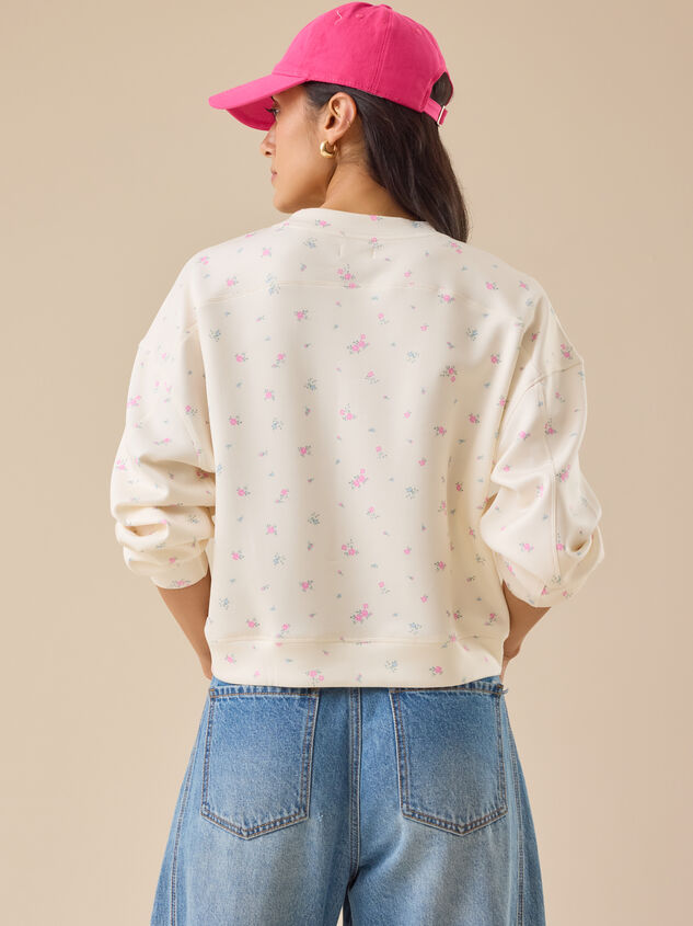 Finley Floral Mama Sweatshirt Detail 4 - TULLABEE