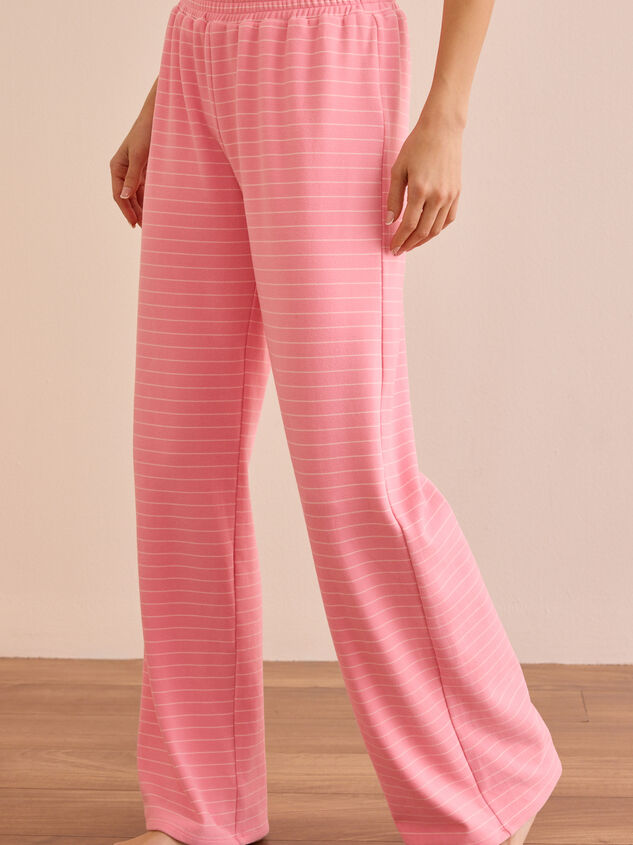 Stripe and Stretch Pant Detail 5 - TULLABEE